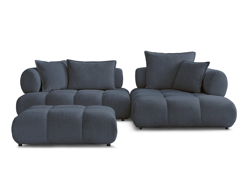 Ecksofa mit Hocker BOBOCHIC ALYA Ecksofa mit Hocker BOBOCHIC ALYA