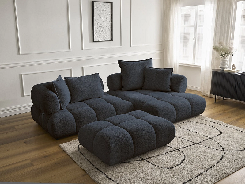 Ecksofa mit Hocker BOBOCHIC ALYA Ecksofa mit Hocker BOBOCHIC ALYA