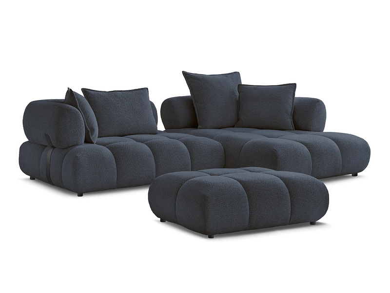 Ecksofa mit Hocker BOBOCHIC ALYA Ecksofa mit Hocker BOBOCHIC ALYA