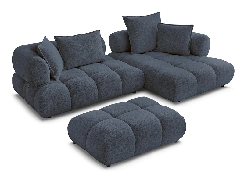 Ecksofa mit Hocker BOBOCHIC ALYA Ecksofa mit Hocker BOBOCHIC ALYA
