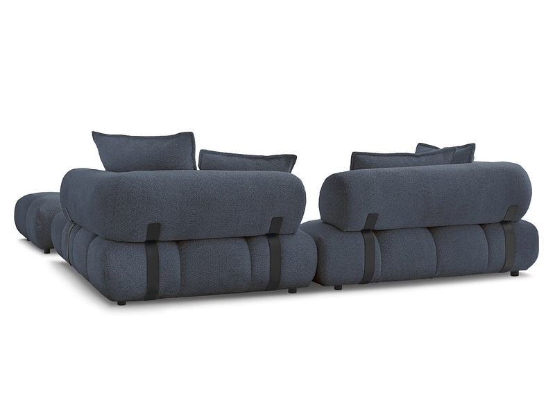 Ecksofa mit Hocker BOBOCHIC ALYA Ecksofa mit Hocker BOBOCHIC ALYA
