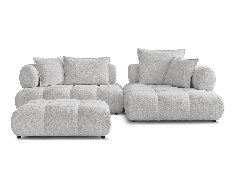 Ecksofa mit Hocker BOBOCHIC ALYA Ecksofa mit Hocker BOBOCHIC ALYA