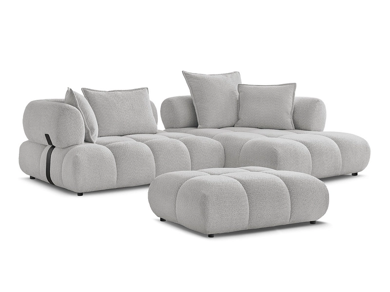 Ecksofa mit Hocker BOBOCHIC ALYA Ecksofa mit Hocker BOBOCHIC ALYA