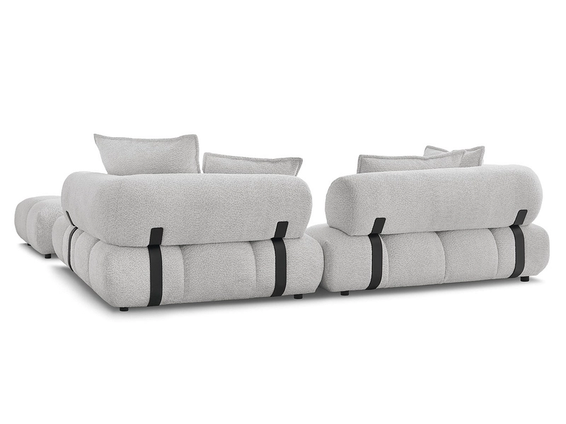 Ecksofa mit Hocker BOBOCHIC ALYA Ecksofa mit Hocker BOBOCHIC ALYA