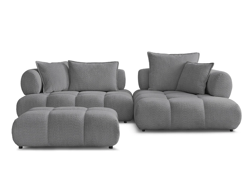 Ecksofa mit Hocker BOBOCHIC ALYA Ecksofa mit Hocker BOBOCHIC ALYA