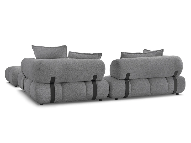 Ecksofa mit Hocker BOBOCHIC ALYA Ecksofa mit Hocker BOBOCHIC ALYA