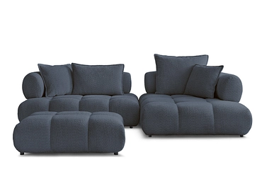 Ecksofa mit Hocker BOBOCHIC ALYA