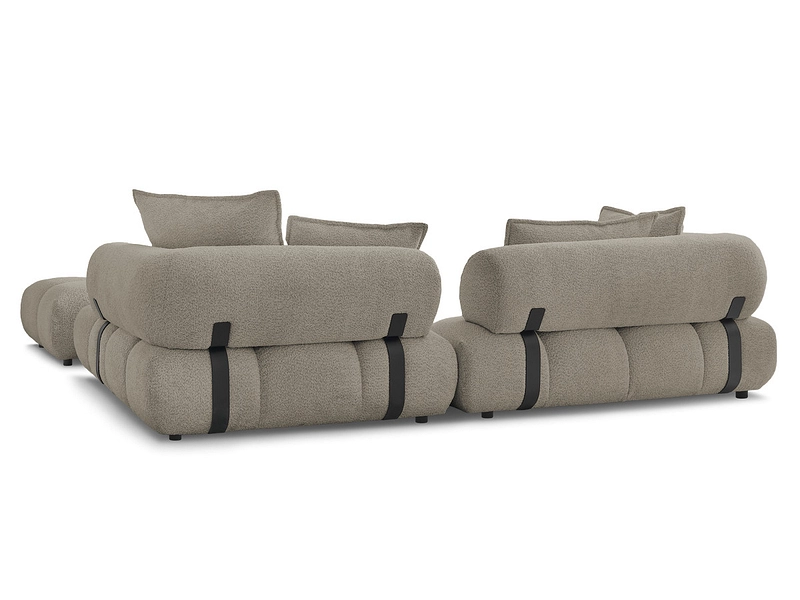 Ecksofa mit Hocker BOBOCHIC ALYA Ecksofa mit Hocker BOBOCHIC ALYA