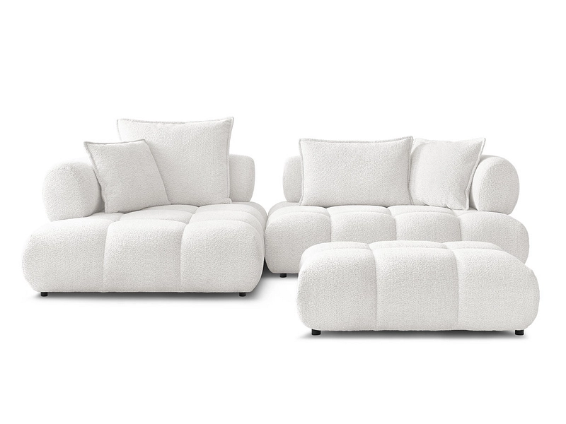 Ecksofa mit Hocker BOBOCHIC ALYA Ecksofa mit Hocker BOBOCHIC ALYA