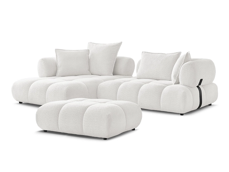 Ecksofa mit Hocker BOBOCHIC ALYA Ecksofa mit Hocker BOBOCHIC ALYA