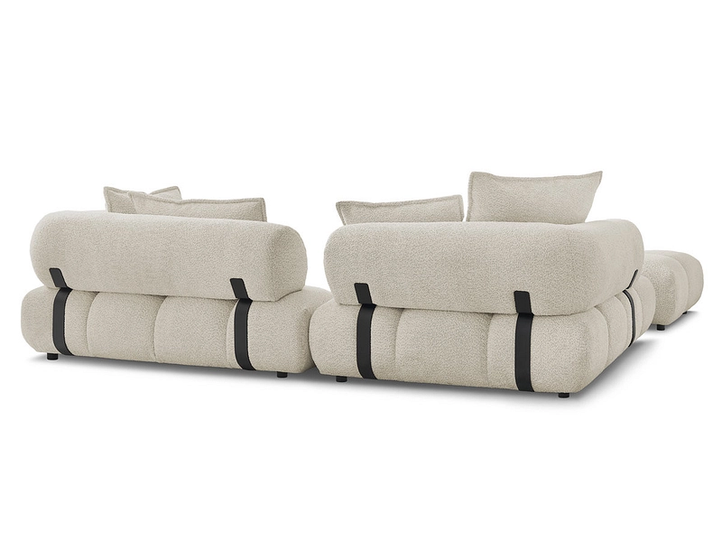 Ecksofa mit Hocker BOBOCHIC ALYA Ecksofa mit Hocker BOBOCHIC ALYA
