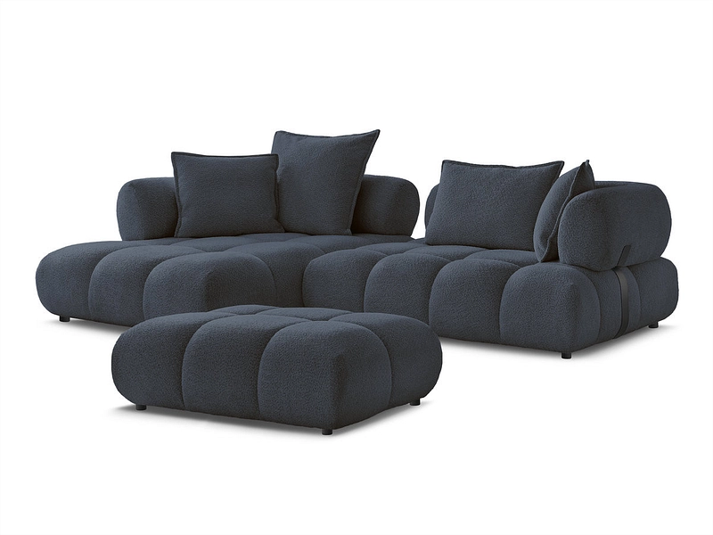 Ecksofa mit Hocker BOBOCHIC ALYA