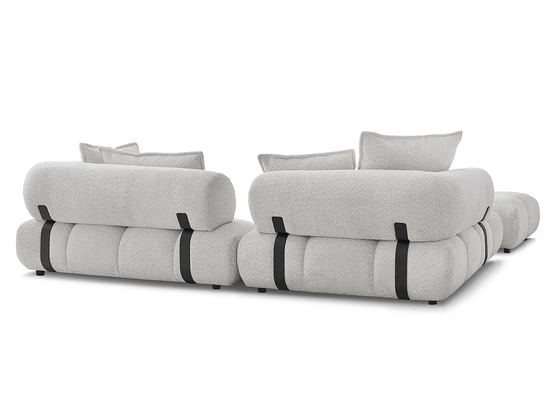 Ecksofa mit Hocker BOBOCHIC ALYA