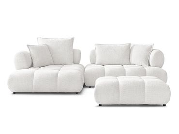 Ecksofa mit Hocker BOBOCHIC ALYA