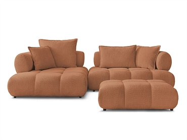 Ecksofa mit Hocker BOBOCHIC ALYA Ecksofa mit Hocker BOBOCHIC ALYA