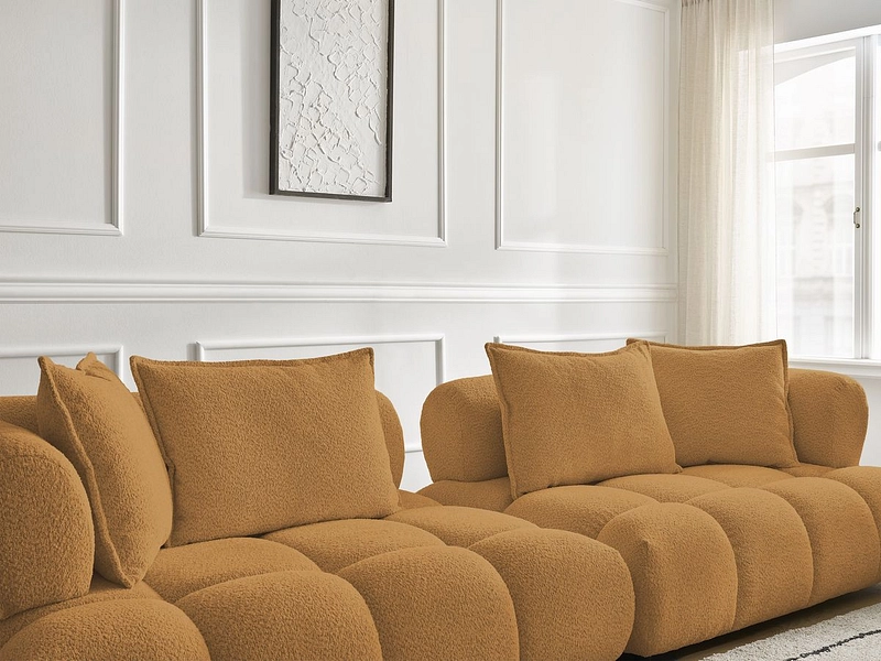 Divano con pouf BOBOCHIC ALYA Divano con pouf BOBOCHIC ALYA