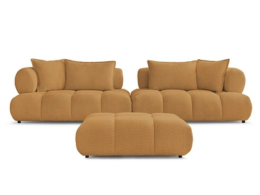 Divano con pouf BOBOCHIC ALYA