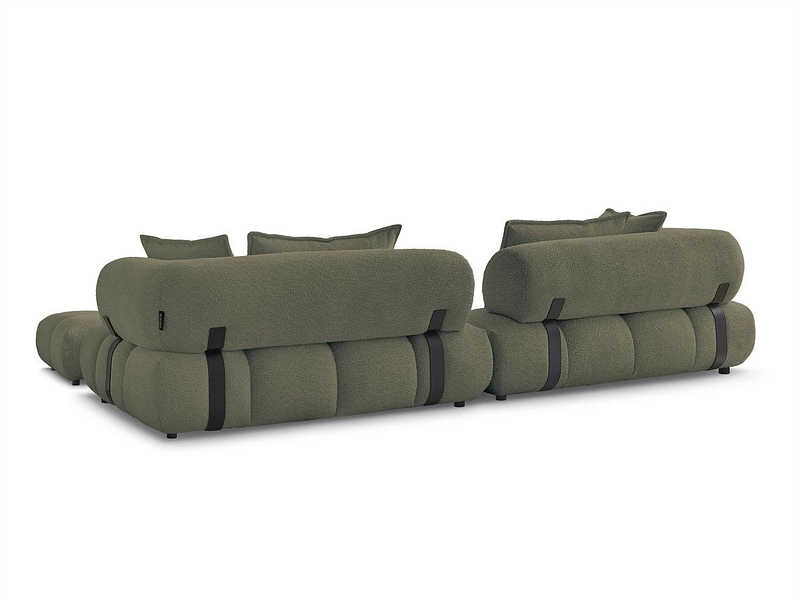 Divano con pouf BOBOCHIC ALYA Divano con pouf BOBOCHIC ALYA