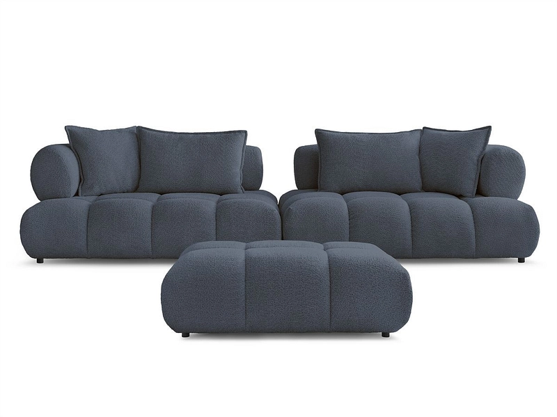 Divano con pouf BOBOCHIC ALYA Divano con pouf BOBOCHIC ALYA