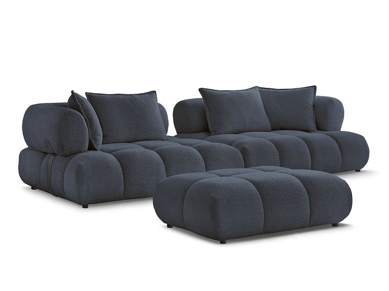 Divano con pouf BOBOCHIC ALYA Divano con pouf BOBOCHIC ALYA