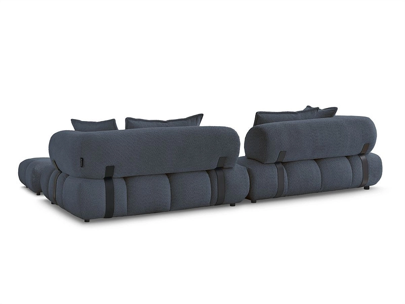 Divano con pouf BOBOCHIC ALYA Divano con pouf BOBOCHIC ALYA