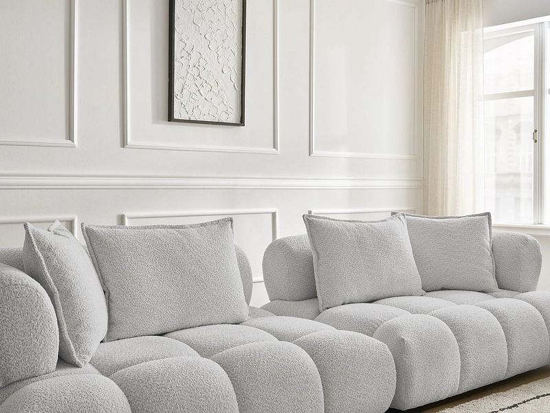 Divano con pouf BOBOCHIC ALYA Divano con pouf BOBOCHIC ALYA