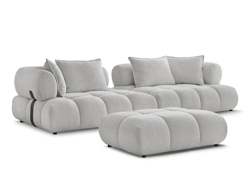 Divano con pouf BOBOCHIC ALYA Divano con pouf BOBOCHIC ALYA