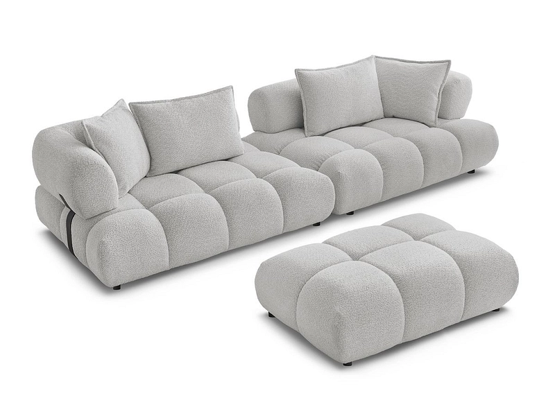 Divano con pouf BOBOCHIC ALYA Divano con pouf BOBOCHIC ALYA