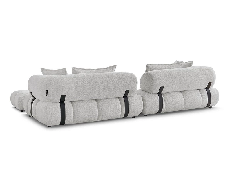 Divano con pouf BOBOCHIC ALYA Divano con pouf BOBOCHIC ALYA