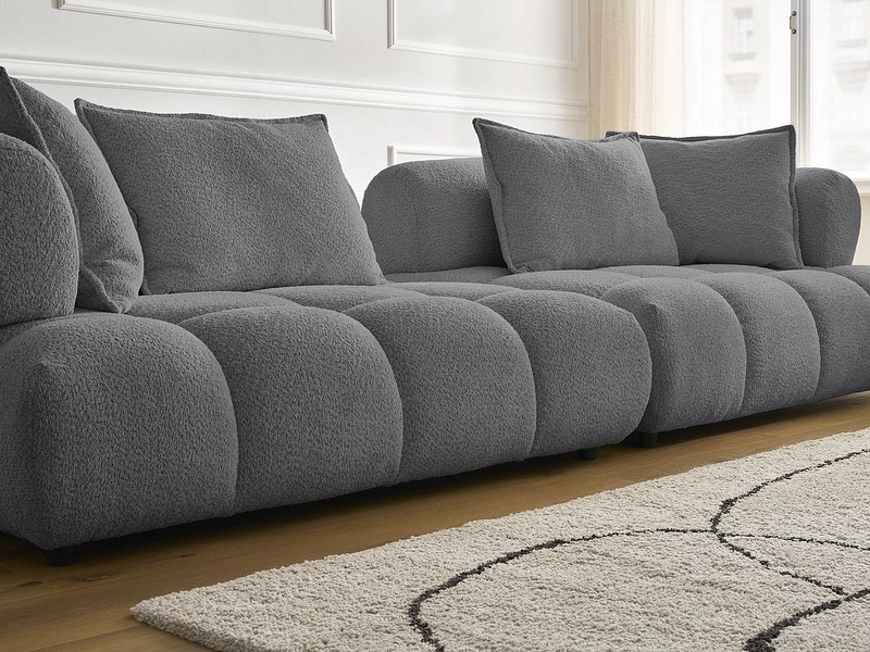 Divano con pouf BOBOCHIC ALYA Divano con pouf BOBOCHIC ALYA