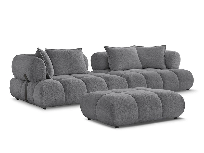 Divano con pouf BOBOCHIC ALYA Divano con pouf BOBOCHIC ALYA