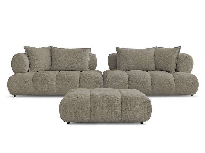 Divano con pouf BOBOCHIC ALYA Divano con pouf BOBOCHIC ALYA