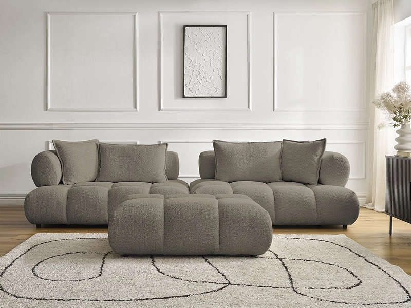 Divano con pouf BOBOCHIC ALYA Divano con pouf BOBOCHIC ALYA