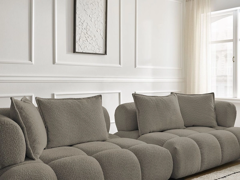 Divano con pouf BOBOCHIC ALYA Divano con pouf BOBOCHIC ALYA