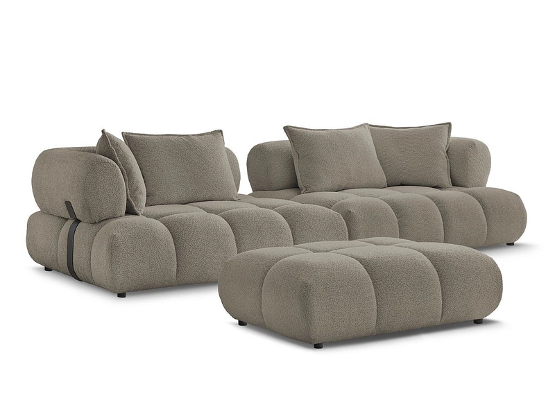 Divano con pouf BOBOCHIC ALYA Divano con pouf BOBOCHIC ALYA
