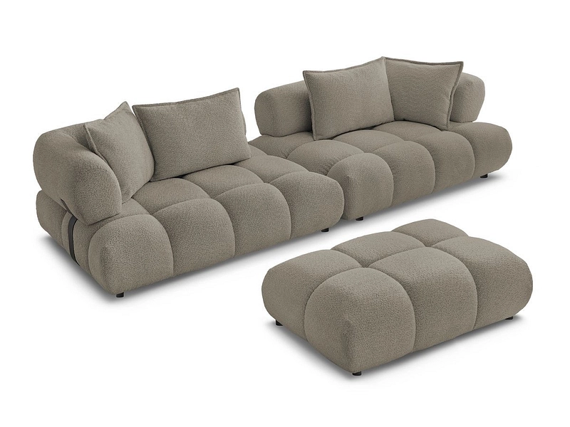 Divano con pouf BOBOCHIC ALYA Divano con pouf BOBOCHIC ALYA