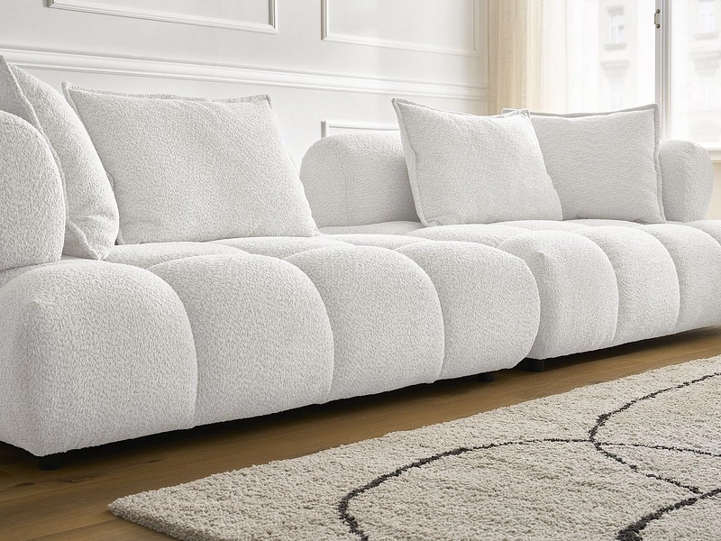 Divano con pouf BOBOCHIC ALYA Divano con pouf BOBOCHIC ALYA