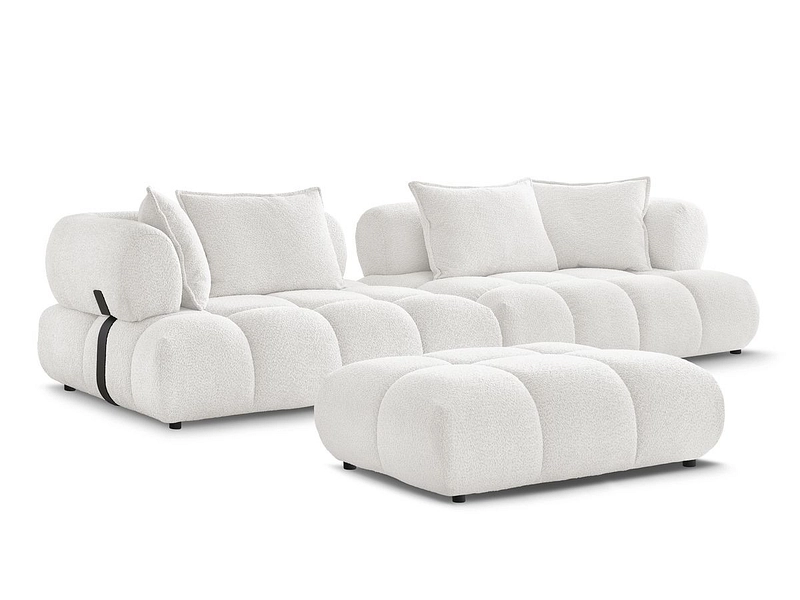 Divano con pouf BOBOCHIC ALYA Divano con pouf BOBOCHIC ALYA