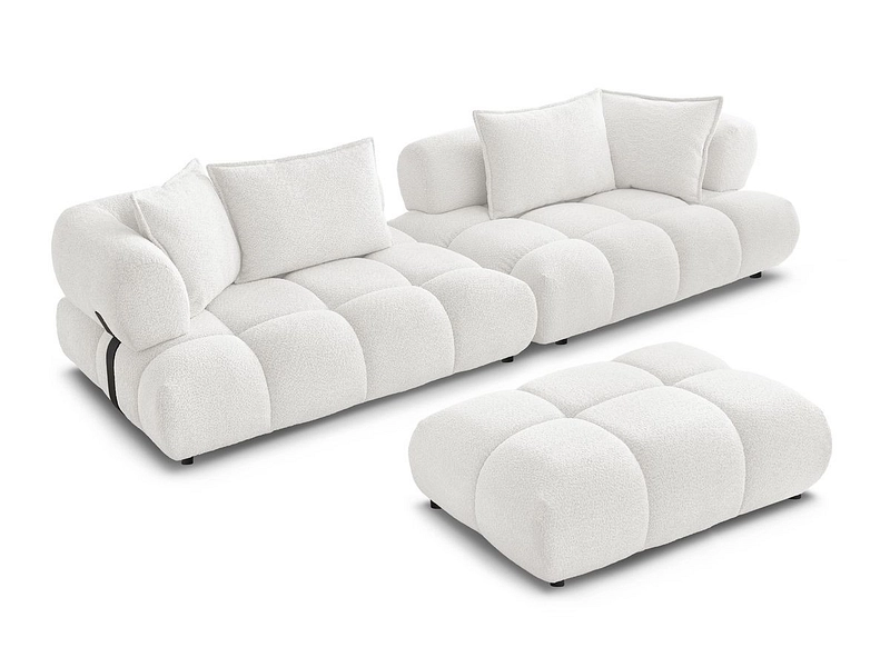 Divano con pouf BOBOCHIC ALYA Divano con pouf BOBOCHIC ALYA