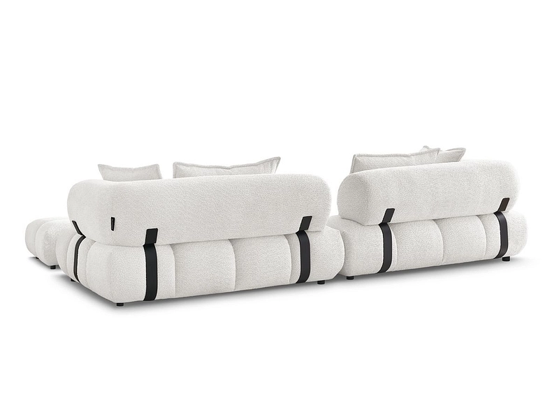 Divano con pouf BOBOCHIC ALYA Divano con pouf BOBOCHIC ALYA