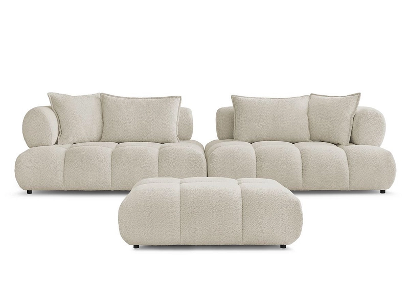 Divano con pouf BOBOCHIC ALYA Divano con pouf BOBOCHIC ALYA