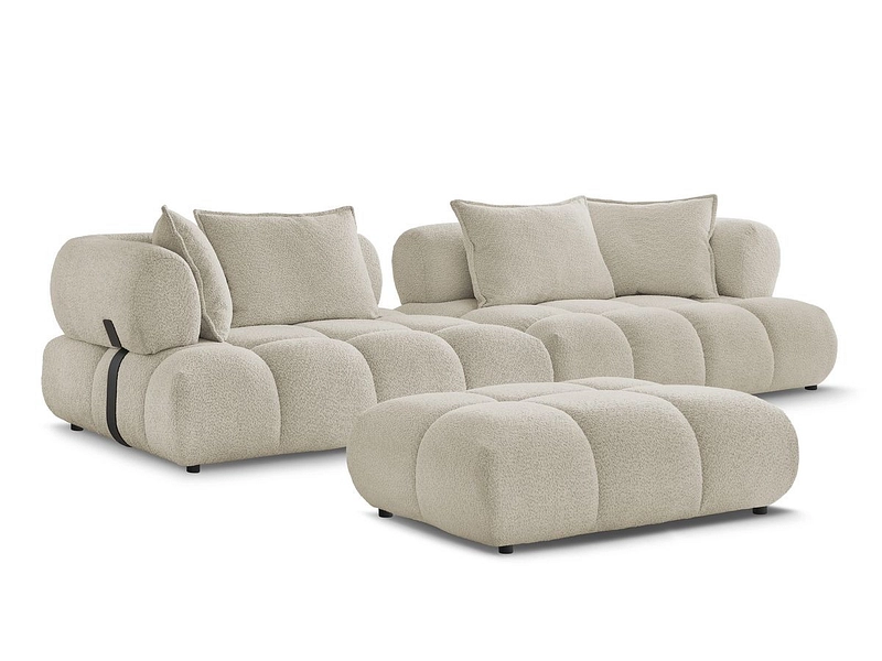 Divano con pouf BOBOCHIC ALYA Divano con pouf BOBOCHIC ALYA