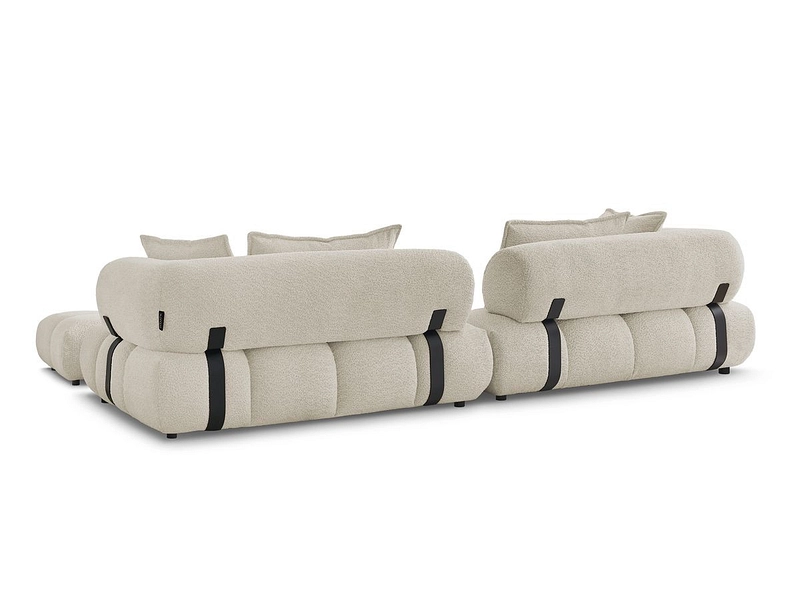 Divano con pouf BOBOCHIC ALYA Divano con pouf BOBOCHIC ALYA