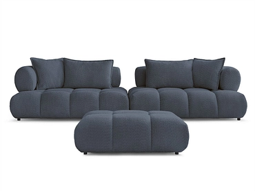 Divano con pouf BOBOCHIC ALYA