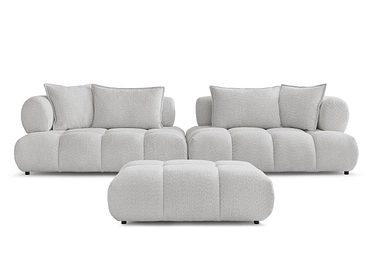 Divano con pouf BOBOCHIC ALYA