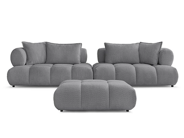 Divano con pouf BOBOCHIC ALYA
