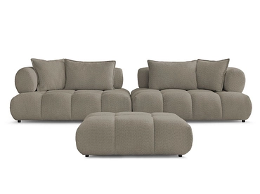 Divano con pouf BOBOCHIC ALYA