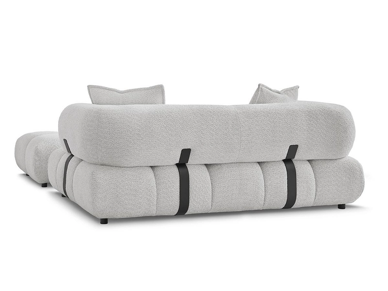 Canapé 2 places avec pouf BOBOCHIC ALYA Canapé 2 places avec pouf BOBOCHIC ALYA