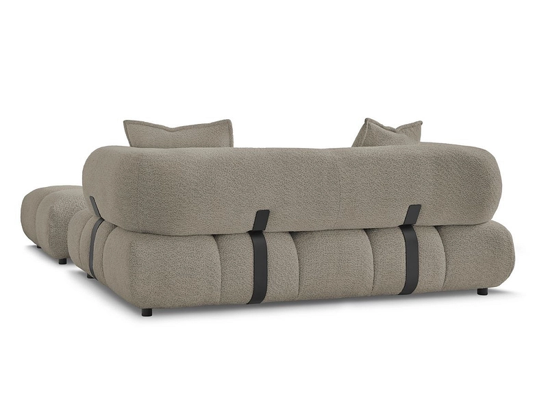 Canapé 2 places avec pouf BOBOCHIC ALYA Canapé 2 places avec pouf BOBOCHIC ALYA