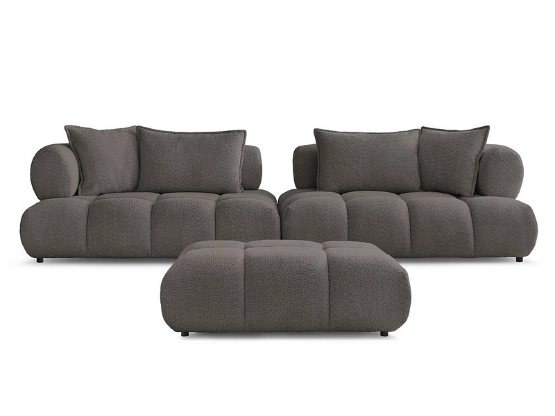 Divano con pouf BOBOCHIC ALYA Divano con pouf BOBOCHIC ALYA